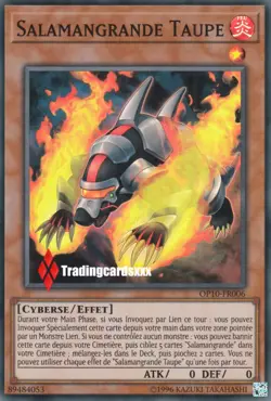 ♦Yu-Gi-Oh!♦ Salamangrande Taupe (Salamangreat Mole) : OP10-FR006 -VF/Super Rare- - Image 1