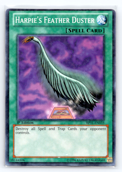 Harpie's Feather Duster - BP01-EN035 - Starfoil Rare - 1st Edition Yugioh - Image 1