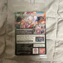 Bandai Namco One Piece Card Game Monkey.D.Luffy US Voyage Promo Holo (SEALED) - Image 2
