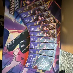 LOT of (10)OP-14 Sleeved Booster Packs Of One Piece TCG The Azure Sea's Seven - Image 1