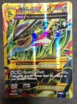 Jumbo Pokemon Card - Mega M Rayquaza EX 98/98 Ancient Origins Full Art Gold 2015 - Image 1