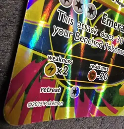 Jumbo Pokemon Card - Mega M Rayquaza EX 98/98 Ancient Origins Full Art Gold 2015 - Image 3