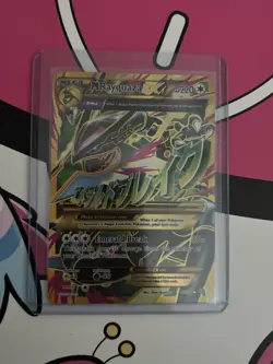 Pokemon TCG M Rayquaza EX Shiny Full Art Holo Card 98/98 XY-Ancient Origins - Image 1