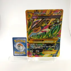 Mega M Rayquaza EX - 98/98 - Ancient Origins Full Art Gold - Jumbo Pokemon Card - Image 2