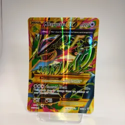 Mega M Rayquaza EX - 98/98 - Ancient Origins Full Art Gold - Jumbo Pokemon Card - Image 5