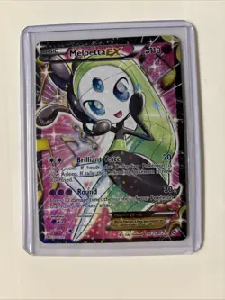 Pokemon TCG Meloetta-EX Legendary Treasures Full Art Ultra Rare Card RC25/RC25 - Image 1