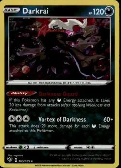 Darkrai - (Cosmos Holo) Promo Miscellaneous Cards & Products 105/189 NM - Image 1