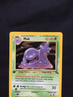 Pokemon Cards: 1st Edition Fossil Rare Holo: Muk 13/62 - Image 2
