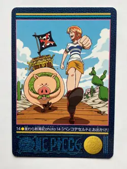 Nami ONE PIECE Visual Adventure Cards TCG Japanese Anime 2000 Vintage #14 [AI] - Image 1