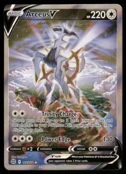 Pokemon Cards Arceus V 166/172 Brilliant Stars Rare Ultra NM - Image 1