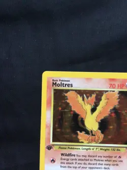 Pokemon Cards: 1st Edition Fossil Rare Holo: Moltres 12/62 - Image 3