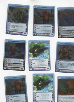 Chaotic lot #103. Lot of 9 Rare Overworld creature cards - Image 1