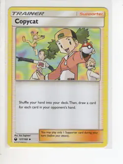 COPYCAT TRAINER CELESTIAL STORM SET POKEMON CARD 127/168 MP - Image 1