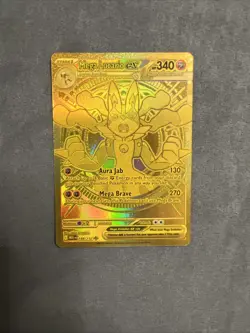 Pokemon Mega Lucario EX Holo Card 188/132 ME01 Mega Evolution Series - Image 1