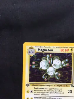 Pokemon Cards: 1st Edition Fossil Rare Holo: Magneton 11/62 - Image 3