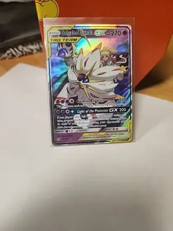 Pokemon TCG Solgaleo & Lunala GX Card 75/236 Sun and Moon Cosmic Eclipse - Image 1
