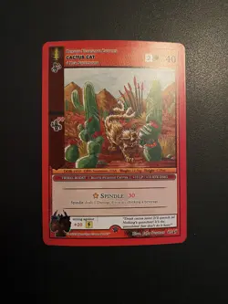 Cactus Cat MetaZoo Caster’s Cup 2022 6/45 Non Holo Card (Excellent) - Image 1