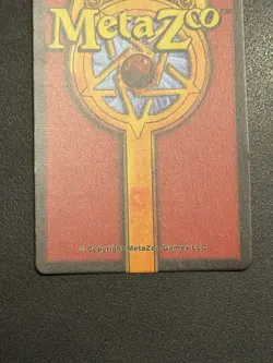 Metazoo Full Holo Blank Filler/Divider Error Card! Mike Gold Cards - Very Rare - Image 3