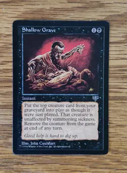 Shallow Grave NM Mirage MTG Card Magic: The Gathering, NM Condition - Image 3