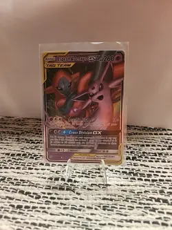 Espeon and Deoxys GX 72/236 Unified Minds Tag Team Ultra Rare Pokemon TCG Card - Image 1