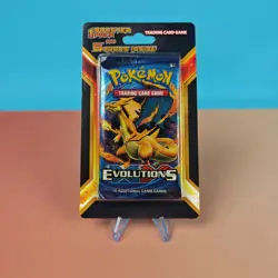 BOOSTER PACK CHARIZARD ARTWORK + 5 CARD POKEMON 2016 EVOLUTIONS BOOSTER ENG - Image 1