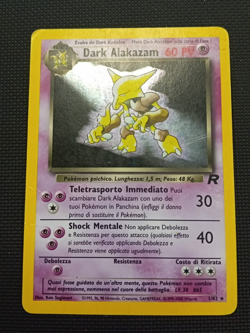 Pokemon Card Dark Alakazam Holo 1/82 Team Rocket Played - ITA - Image 2