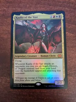 MTG: Kaalia of the Vast FOIL, NM Double Masters 2022 Chase Mythic Creature Card! - Image 2