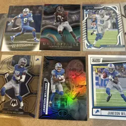 2022 Panini Jameson Williams 10 Card Rookie Lot - Image 1