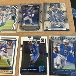 2022 Panini Jameson Williams 10 Card Rookie Lot - Image 2