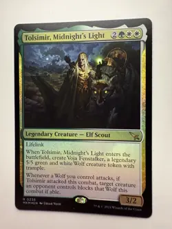 Tolsimir, Midnight's Light 0236 Rare Foil Murders at Karlov Manor MTG NM - Image 1