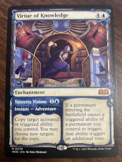 MTG - Virtue of Knowledge 279/475 - Non-Foil Mythic Showcase - Near Mint - Image 1