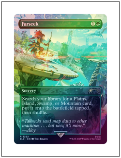 1x Farseek, 2222, Foil - Horizon Zero Dawn Secret Lair, Magic MTG NM - Image 1