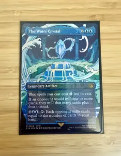 Magic the Gathering: The Water Crystal (Borderless) Final Fantasy Foil NM - Image 1