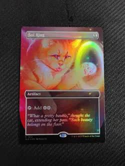 Sol Ring (1512) Secret Lair Drop Foil Cat & Dog - Image 1