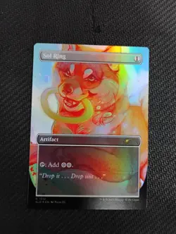Sol Ring (1512) Secret Lair Drop Foil Cat & Dog - Image 3