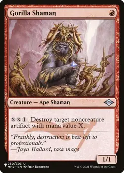 MTG - Gorilla Shaman - The List - Magic the Gathering - Image 1