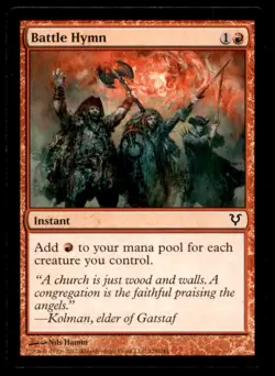 Battle Hymn LP Light Play Avacyn Restored MTG [6558] - Image 1