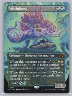 Wistfulness (Borderless) M Lorwyn Eclipsed 296 NM Foil - Image 1