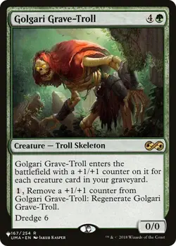 Golgari Grave-Troll - UMA Reprint (PLST) The List - NM - Image 1