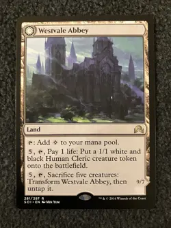 Magic The Gathering MTG - Westvale Abbey - Shadows over Innistrad - Image 1