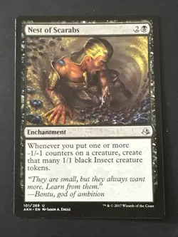 Nest Of Scarabs X1 Amonkhet NM Condition See Pics Front/Back - Image 1