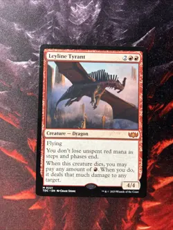 Leyline Tyrant Commander: Tarkir: Dragonstorm Regular - Image 1