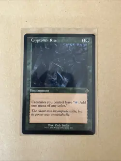 MTG Cryptolith Rite INR 408 R NM Regular Retro Frame - Image 1