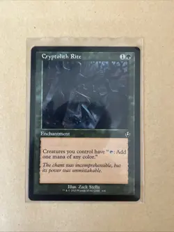 MTG Cryptolith Rite INR 408 R NM Regular Retro Frame - Image 2
