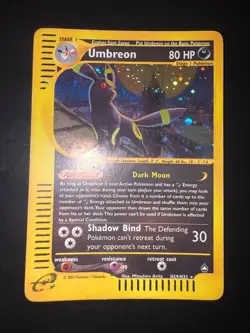 Pokemon Umbreon H29/H32 Aquapolis English Holo GOOD - Image 2