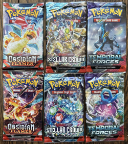 🔥🔥 Lot of 6 Pokemon Scarlet & Violet English Variety Booster Packs Sealed🔥🔥 - Image 1