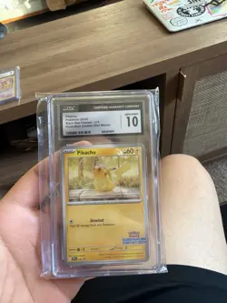 Pokemon Pikachu Promo 214 CGC 10 GEM MINT Illustration Contest 2024 Winner - Image 5