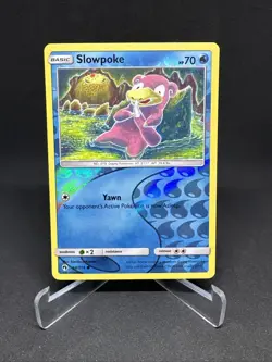Slowpoke 54/214 Reverse Holo Sun & Moon Lost Thunder Pokemon TCG Card Komiya - Image 1