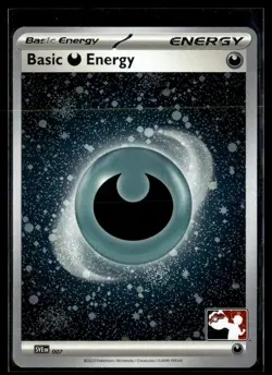 2023 Scarlet & Violet Series - Prize Pack Holo 4 Swirls Basic Darkness Energy - Image 1