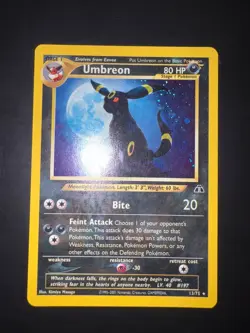 PSA 8 Pokemon Set Neo Discovery 13/75 Umbreon Holo Near Mint ENG - Image 2